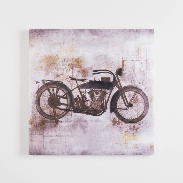 Vintage Motorcycle Canvas Art Print Kirklands Home