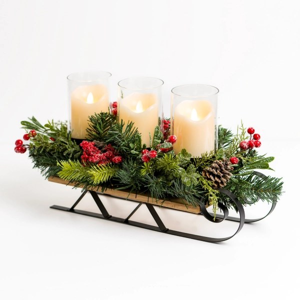 Sleigh Berry Candle Centerpiece Kirklands Home