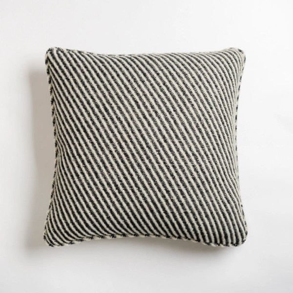 Bastian Black and Ivory Stripe Throw Pillow Kirklands Home