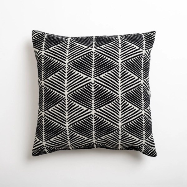 Black Merek Jacquard Pillow Kirklands Home