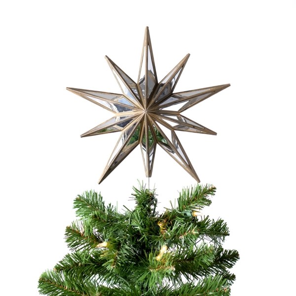 Bronze Mirrored Star Christmas Tree Topper Kirklands Home