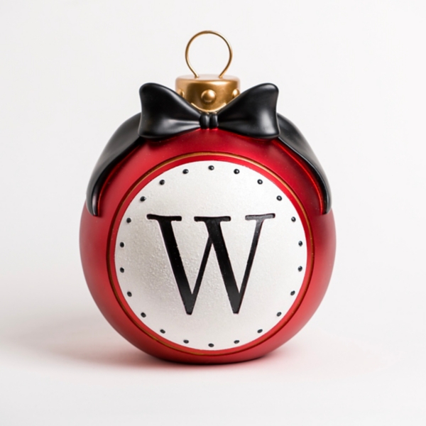Monogram W Outdoor Christmas Ornament Kirklands Home
