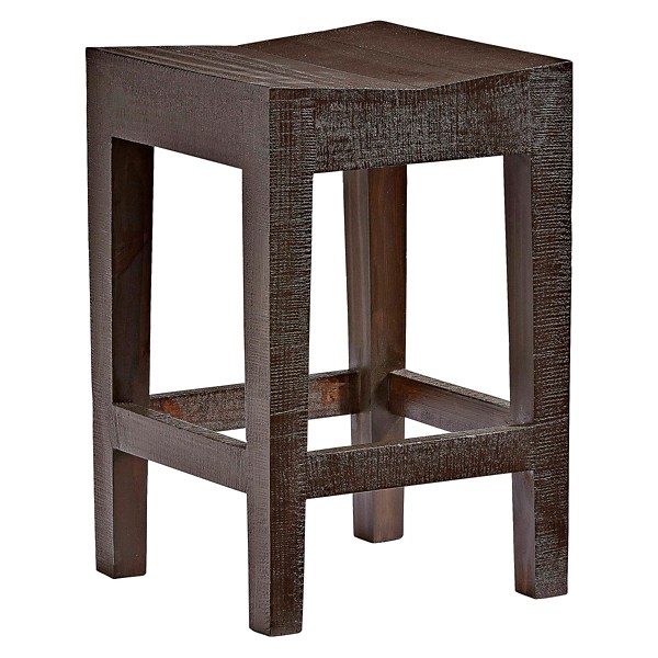 Brown Wood Farmhouse Counter Stools, Set of 2 Kirklands Home
