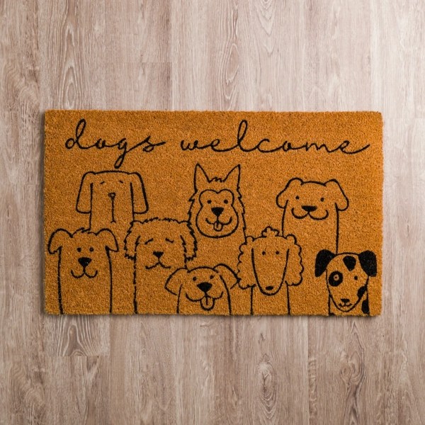 Cute Dogs Doormat Kirklands Home