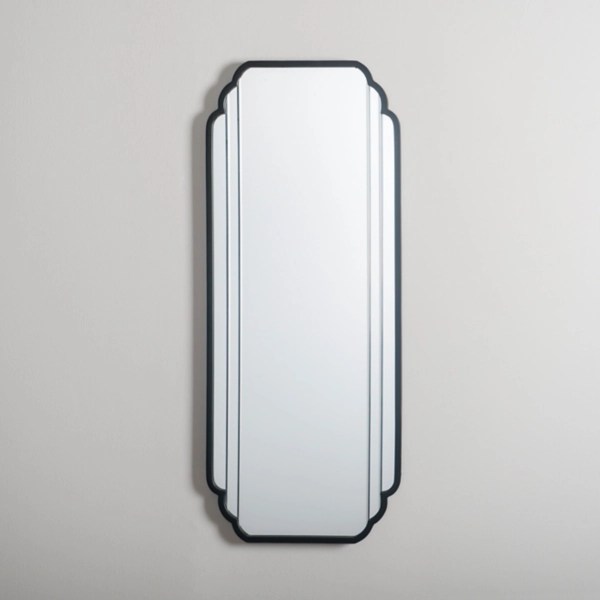 Gatsby Black Metal Mirror Kirklands Home