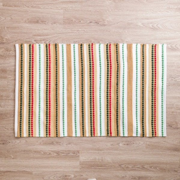 Multicolor Stripe Christmas Scatter Rug Kirklands Home