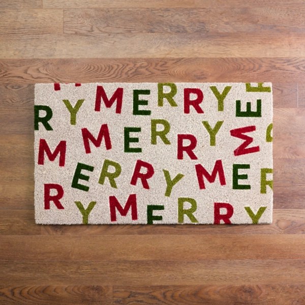 Merry Coir Christmas Doormat Kirklands Home