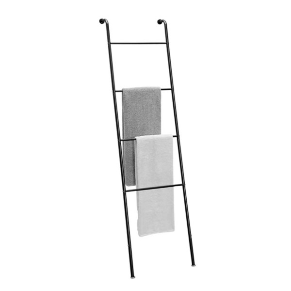 Black Steel 4Bar Leaning Towel Ladder Kirklands Home