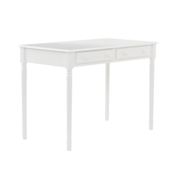 White Classic 2Drawer Wood Desk Kirklands Home