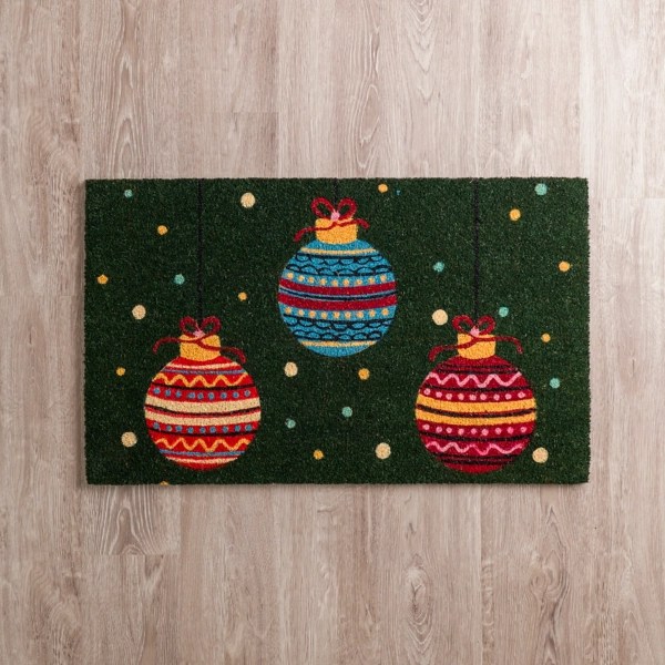 Christmas Tree Ornaments Coir Doormat Kirklands Home
