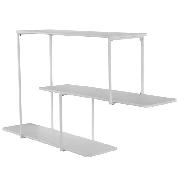 White Staggered 3Tier Wall Shelf Kirklands Home