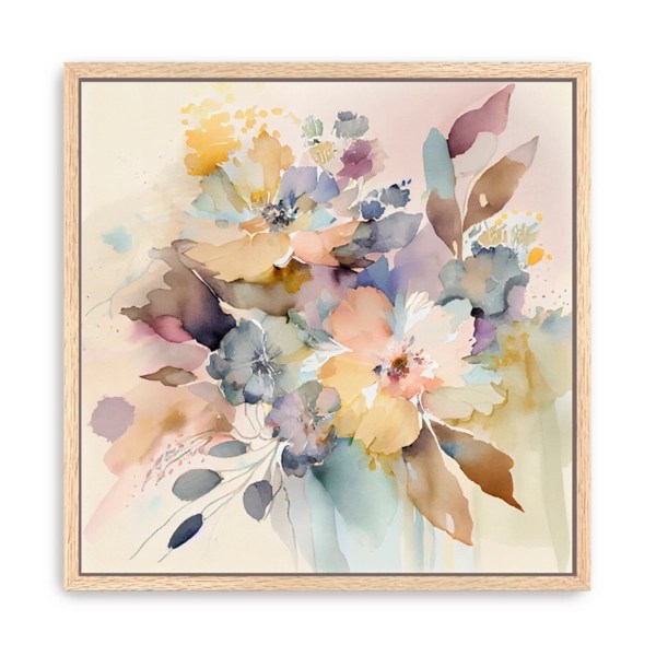 Abstract Floral & Foliage Framed Canvas Art Print Kirklands Home