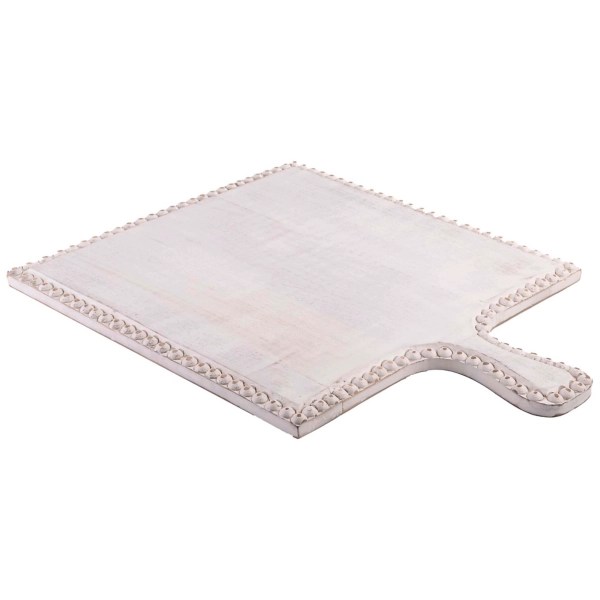 Whitewashed Wood Beaded Edge Cutting Board, 14x18 Kirklands Home