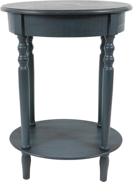 Oval Antique Navy Accent Table Kirklands Home