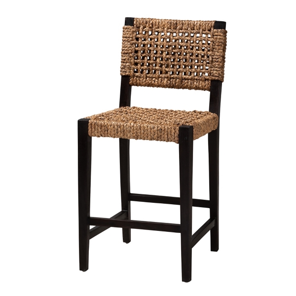 Dark Mahogany Lattice Counter Stool Kirklands Home