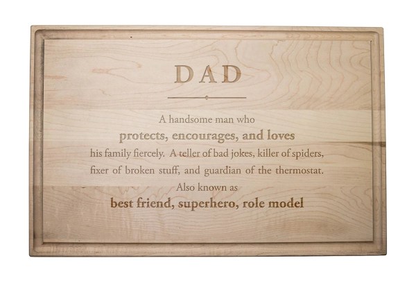 Personalized Dad Definition Maple Cutting Board Kirklands Home