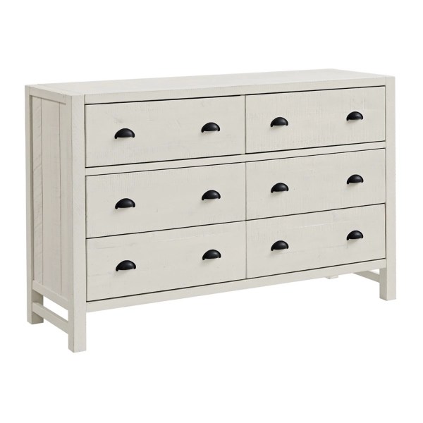 Arden White Wood 6Drawer Dresser Kirklands Home