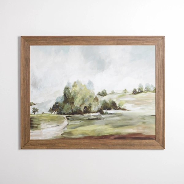 Rustic Meadow Landscape Framed Art Print Kirklands Home