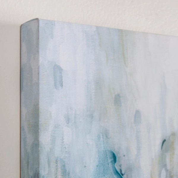 Kirklands Blue Abstract Forest Canvas Art Print Hamilton Place