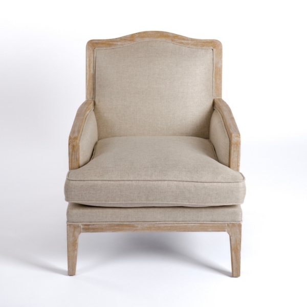 Natural Linen Emmy Accent Chair Kirklands Home