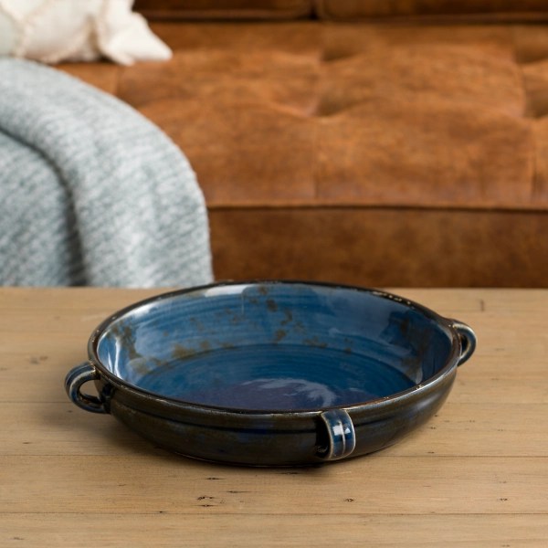 Denim Blue Ceramic Decorative Bowl Kirklands Home