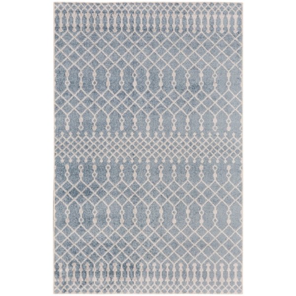 Light Blue Moroccan Washable Accent Rug, 2x4 Kirklands Home