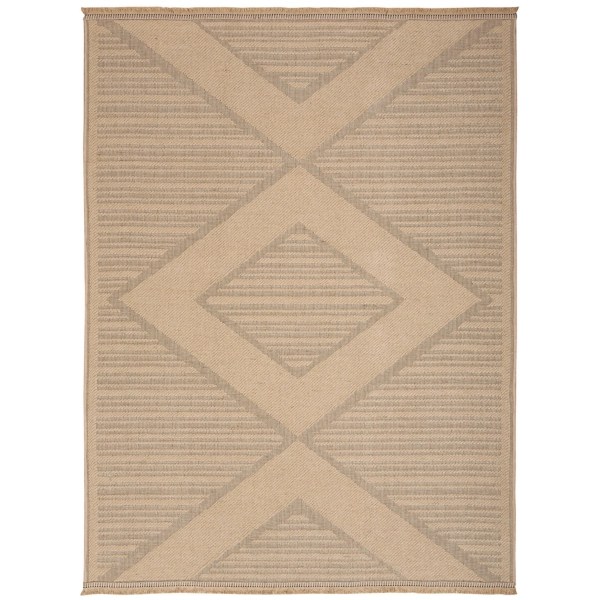 Natural Jute Woven Diamond Area Rug, 5x7 Kirklands Home