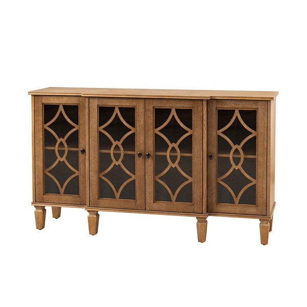 Becky Acorn Wood 4Door Sideboard Kirklands Home
