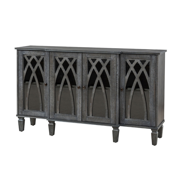 Eleanora Gray Wood 4Door Sideboard Kirklands Home