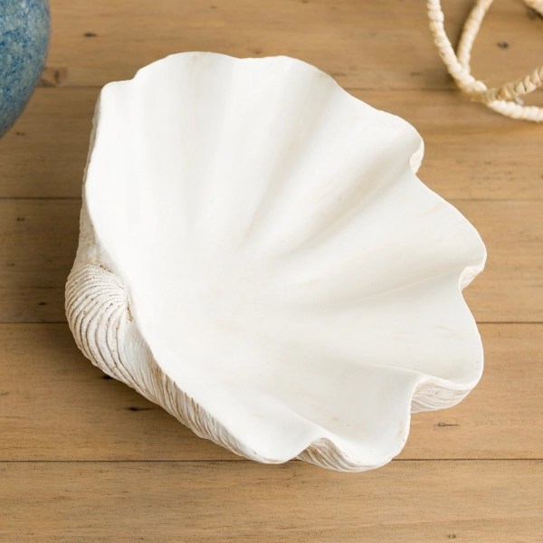 White Seashell Shaped Bowl Kirklands Home