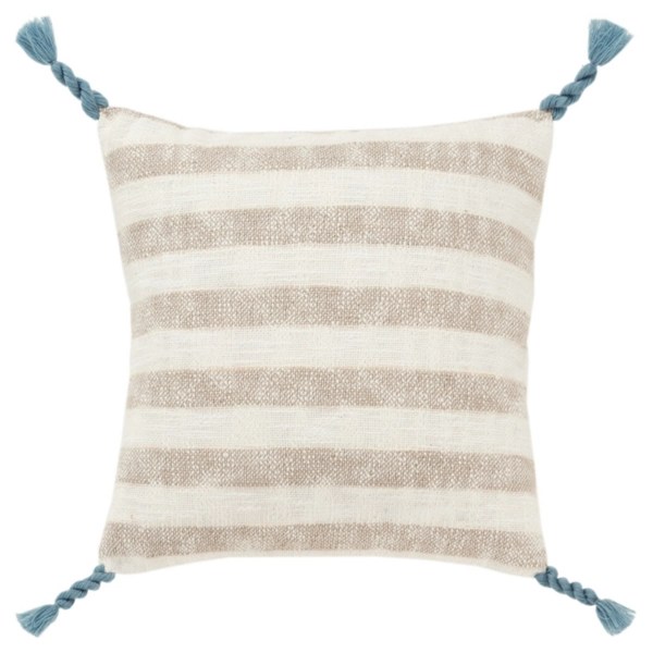 Nautical Stripe & Blue Tassel Pillow Kirklands Home