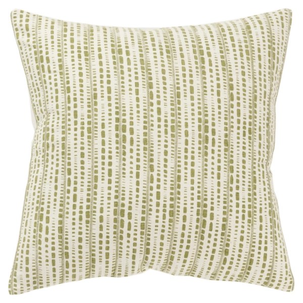 Green Dash Print Throw Pillow Kirklands Home