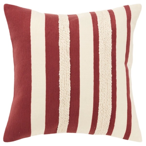 Red Asymmetrical Linear Throw Pillow Kirklands Home