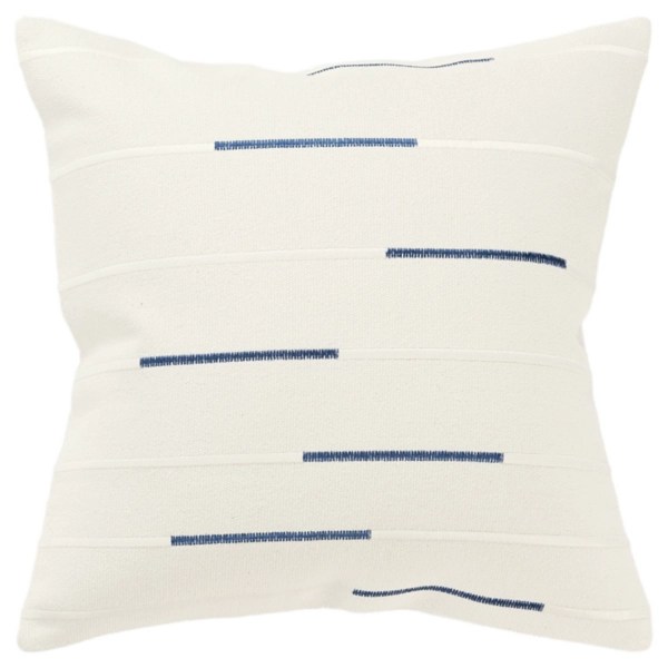 Blue Woven Lines Throw Pillow Kirklands Home
