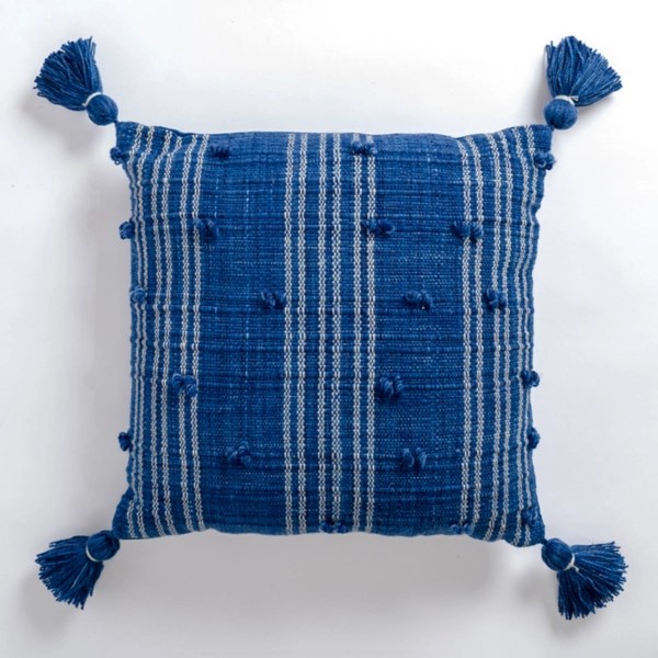 Navy Blue Boho Outdoor Pillow Kirklands Home
