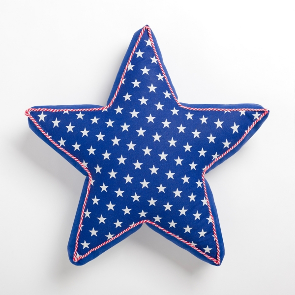 Patriotic Star Shaped Pillow Kirklands Home