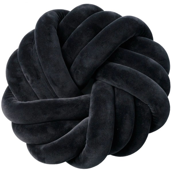 Black Velvet Knot Pillow Kirklands Home