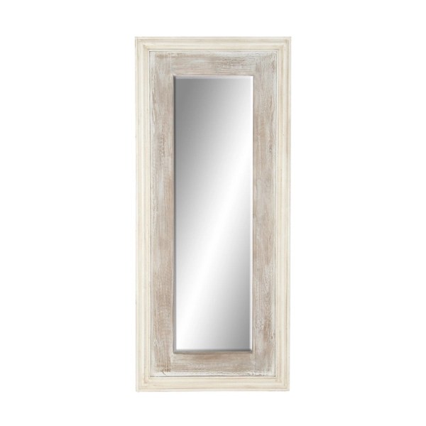 Distressed White Wood Wall Mirror Kirklands Home