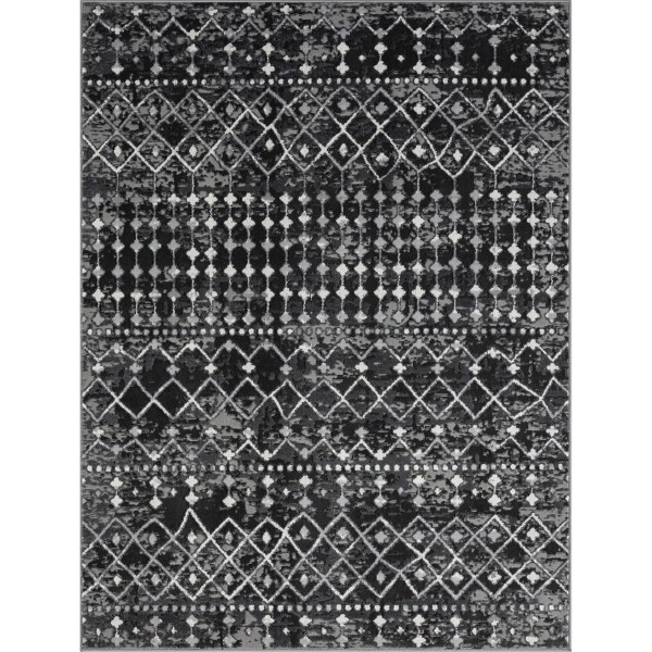 Black Moroccan Area Rug, 4x6 Kirklands Home