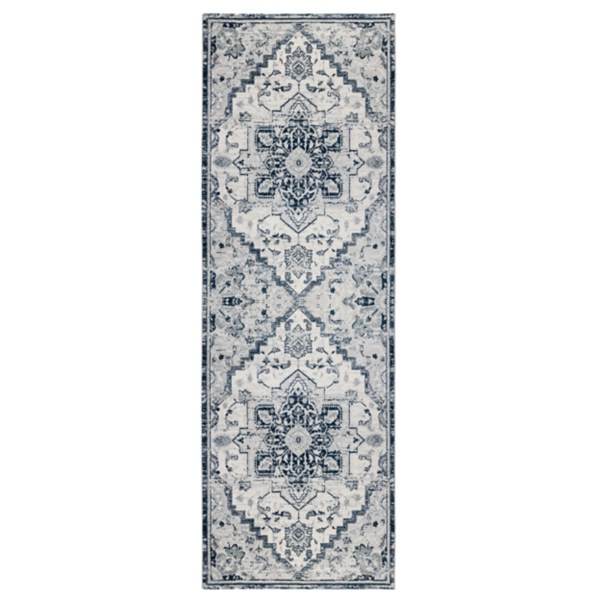 Blue Medallion Runner, 2x6 Kirklands Home