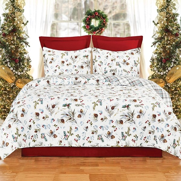 Pinecone Reversible 3pc. King Quilt Set Kirklands Home