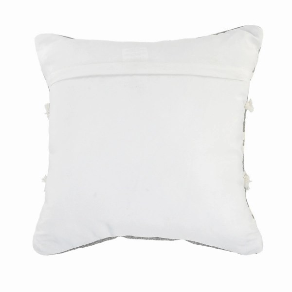 Kirklands Gray Tufted Indoor/Outdoor Pillow Hamilton Place