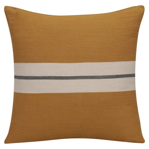 Yellow Single Stripe Pillow Kirklands Home