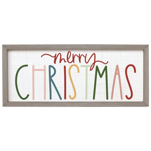 Colorful Merry Christmas Wall Plaque Kirklands Home