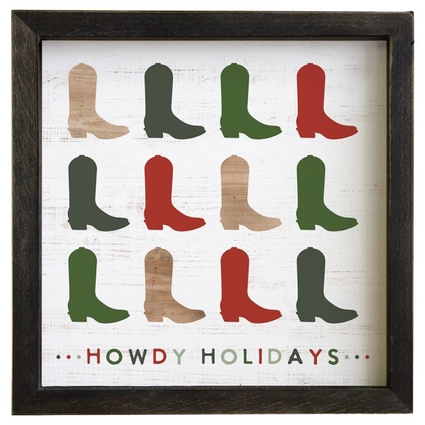 Howdy Holidays Wall Plaque Kirklands Home