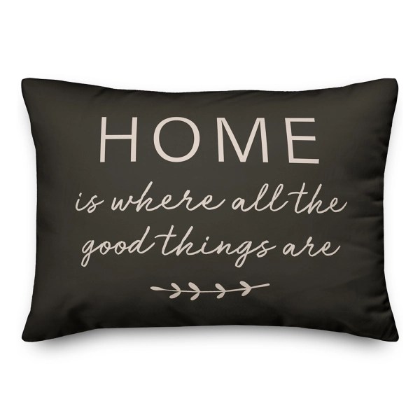 Where Good Things Are Indoor/Outdoor Lumbar Pillow Kirklands Home