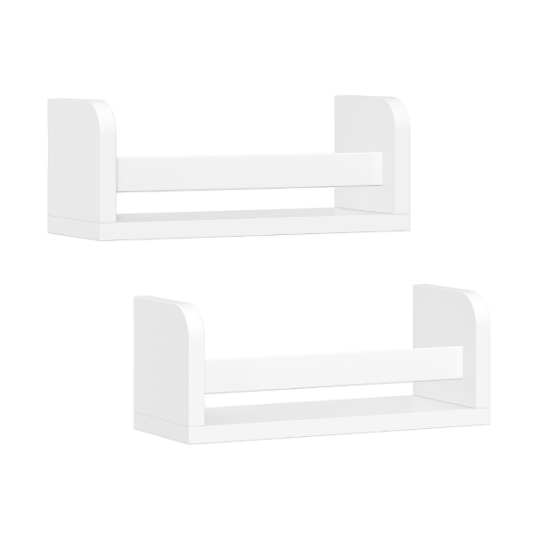 White Wood Wall Bookshelves, Set of 2 Kirklands Home