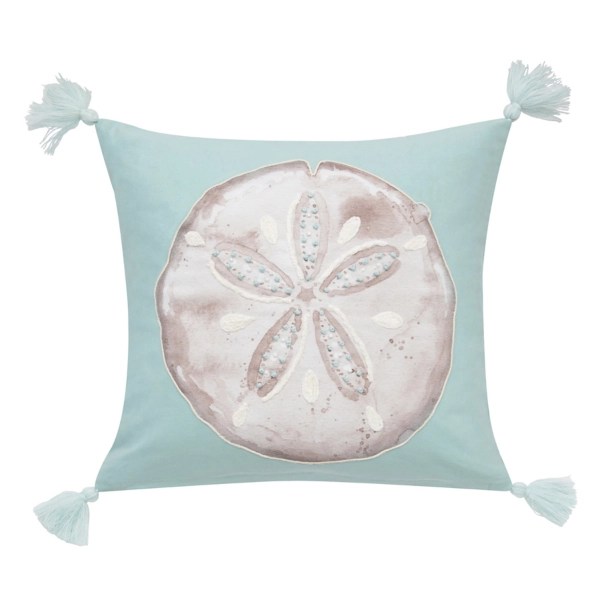 Seaglass Sand Dollar Pillow Kirklands Home