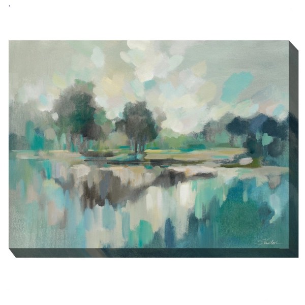 Blue Day Outdoor Canvas Art Print Kirklands Home