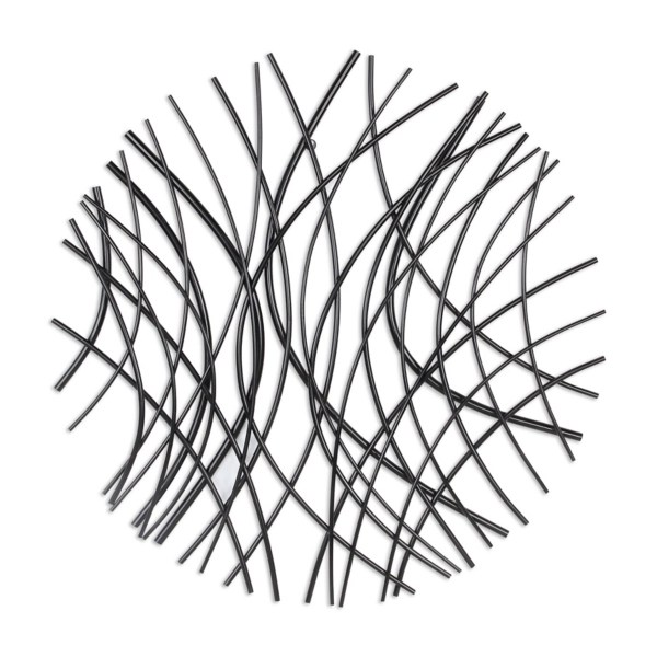 Elena Black Metal Abstract Wall Plaque Kirklands Home